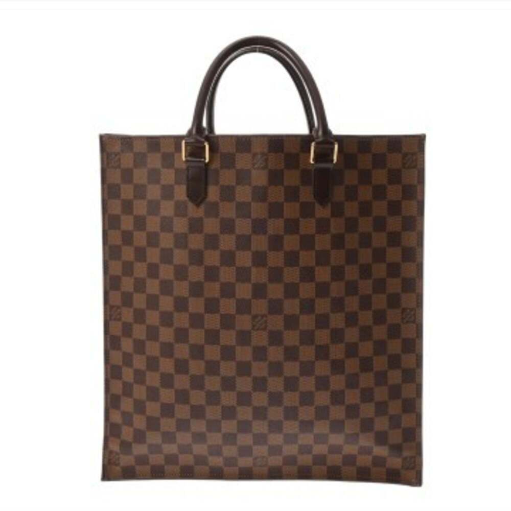 LOUIS VUITTON Louis Vuitton Damier Sac Plat Brown N51140 Men's and Women's Ca... - Picture 1 of 11